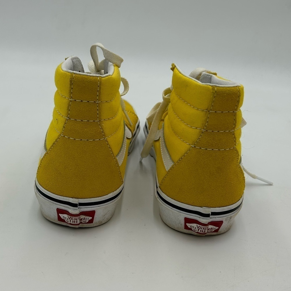 Vans SK8 HI Golden Yellow High Top Skateboard Shoes - Picture 4 of 6